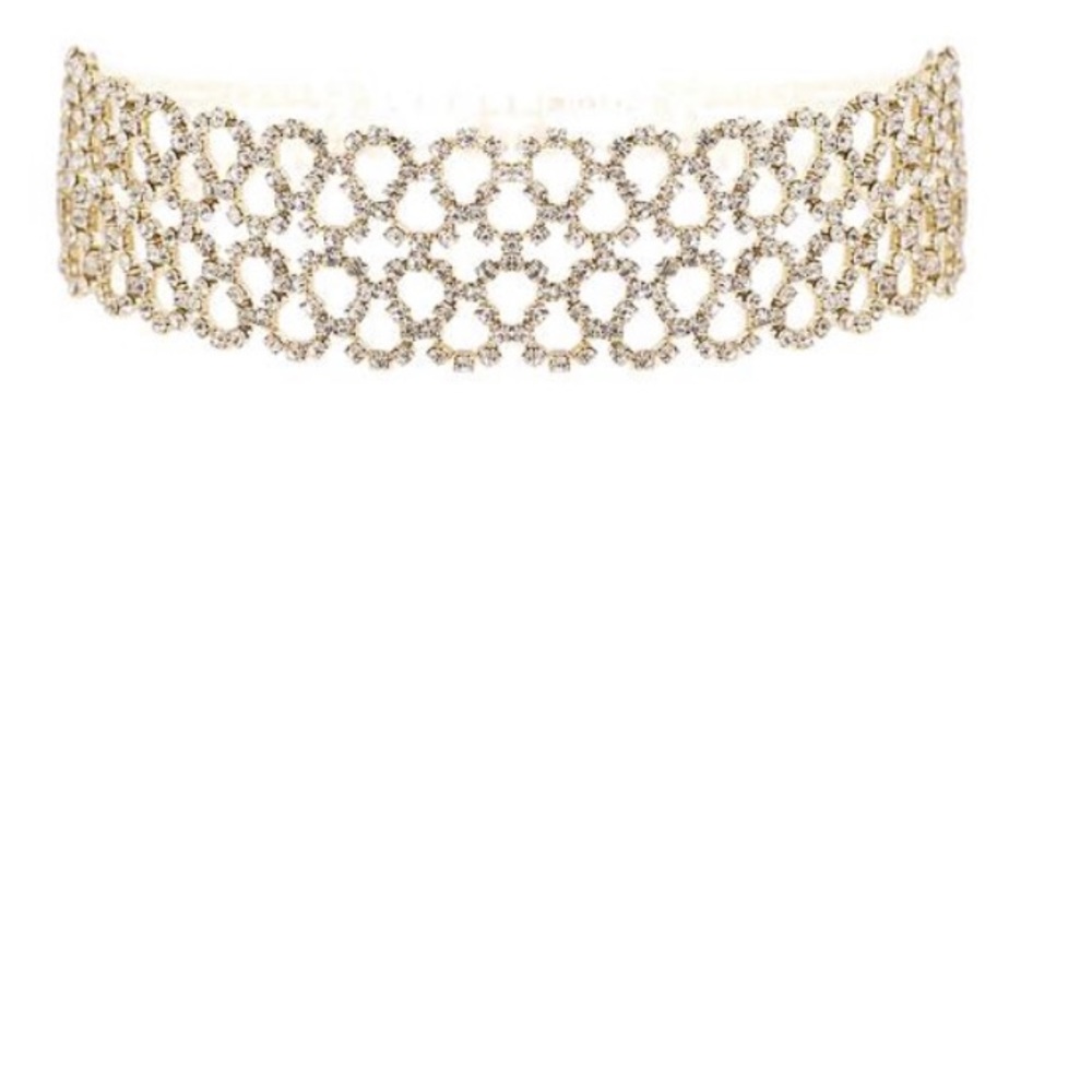 Rhinestone necklace super stunning